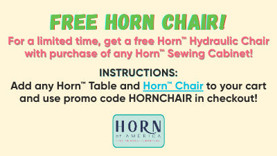 Model 9030 Sewing Cabinet By Horn™
