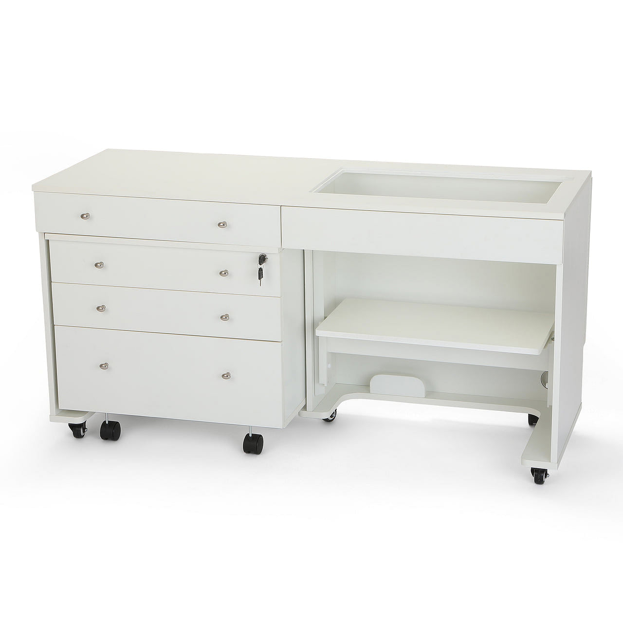 Kangaroo Sewing Table + Joey II Cabinet Package by Kangaroo