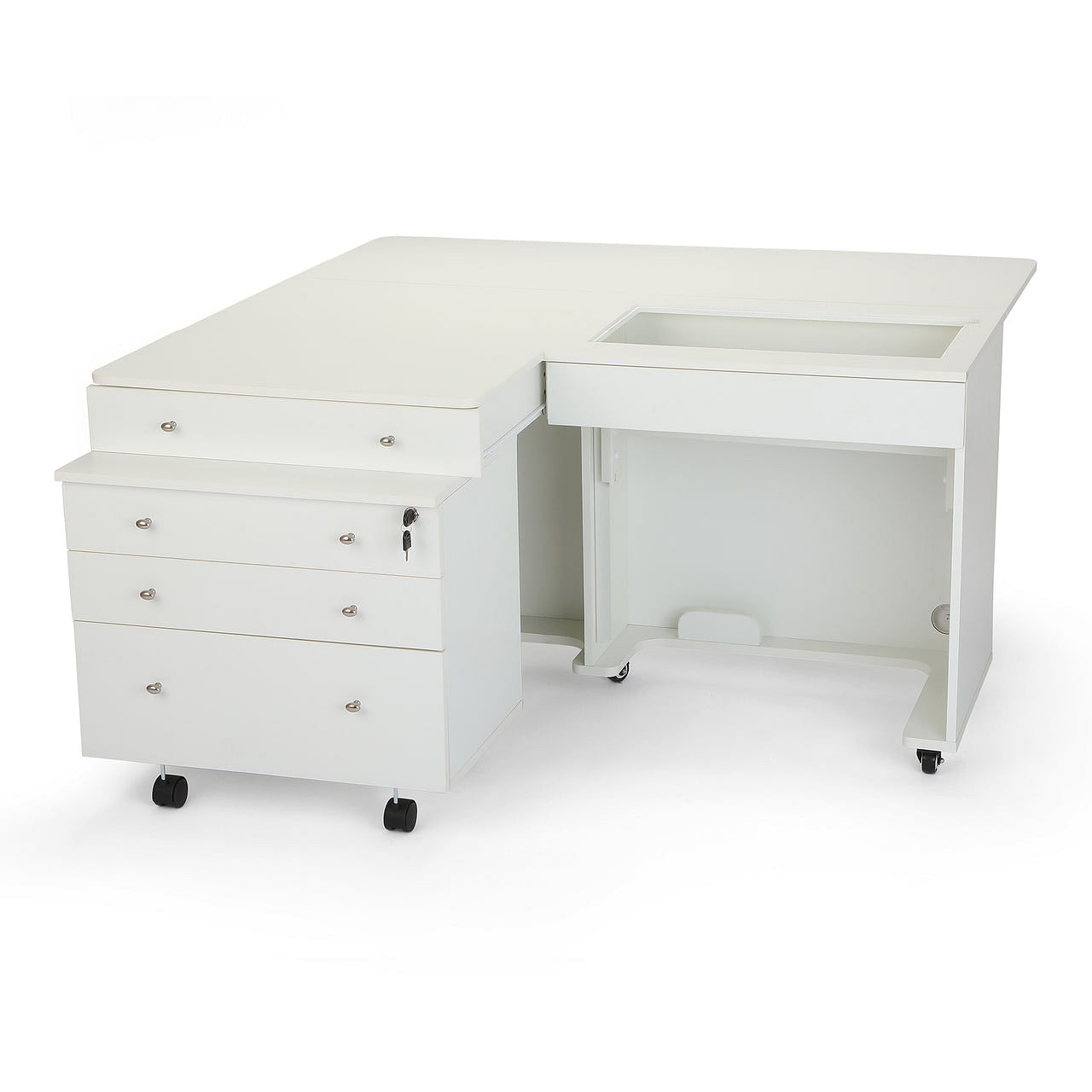 Kangaroo Sewing Table + Joey II Cabinet Package by Kangaroo