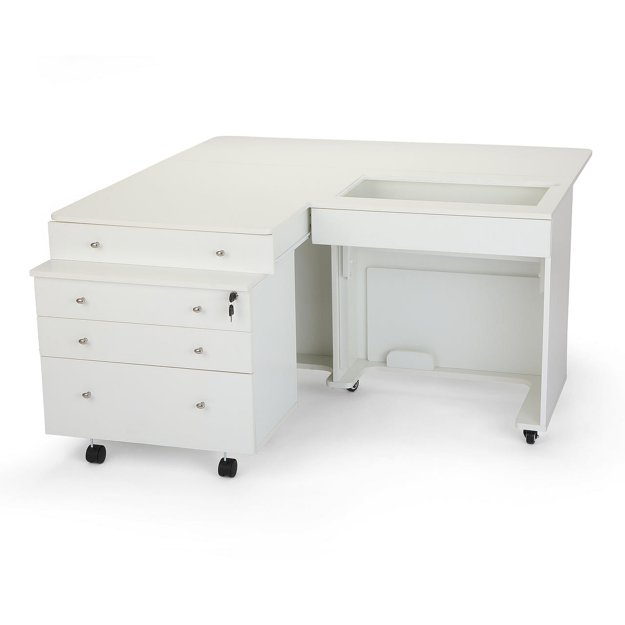 Kangaroo Sewing Table + Joey II Cabinet Package by Kangaroo