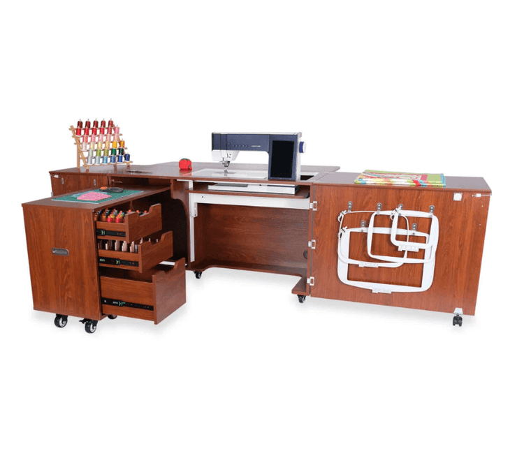 Kangaroo Outback XL Sewing Machine Table w/ Cabinets