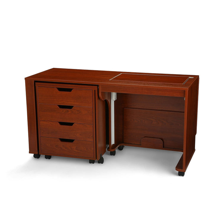 Laverne & Shirley Sewing Table w/ Cabinet by Arrow