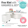 Kangaroo Sewing Table + Joey Cabinet Package by Kangaroo