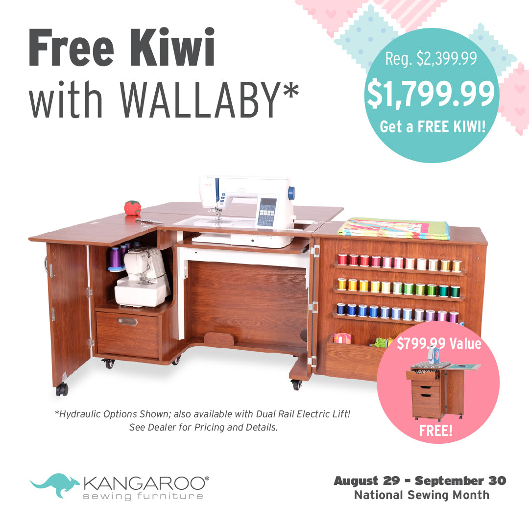 Wallaby Sewing Table Cabinet by Kangaroo