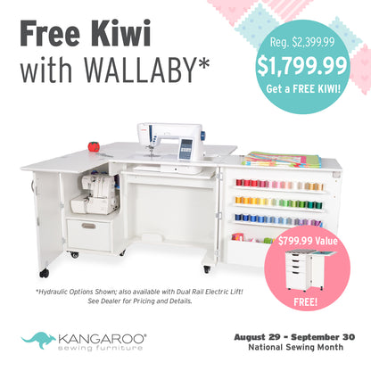 Wallaby Sewing Table Cabinet by Kangaroo