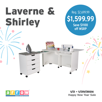 Laverne and Shirley Sewing Cabinets by Arrow™