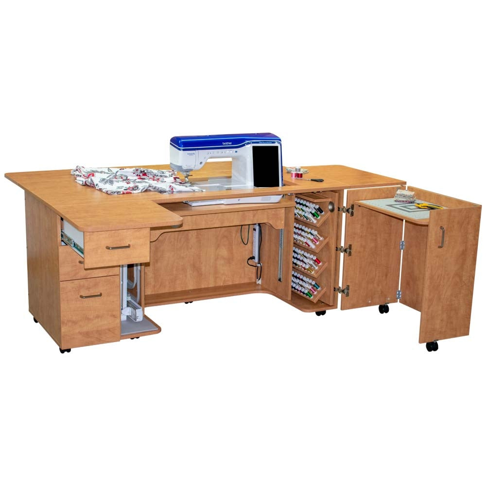 Model 8090 Combo Sewing/Embroidery/Serger Cabinet by Horn™