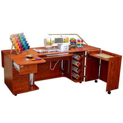 Model 8090 Combo Sewing/Embroidery/Serger Cabinet by Horn™