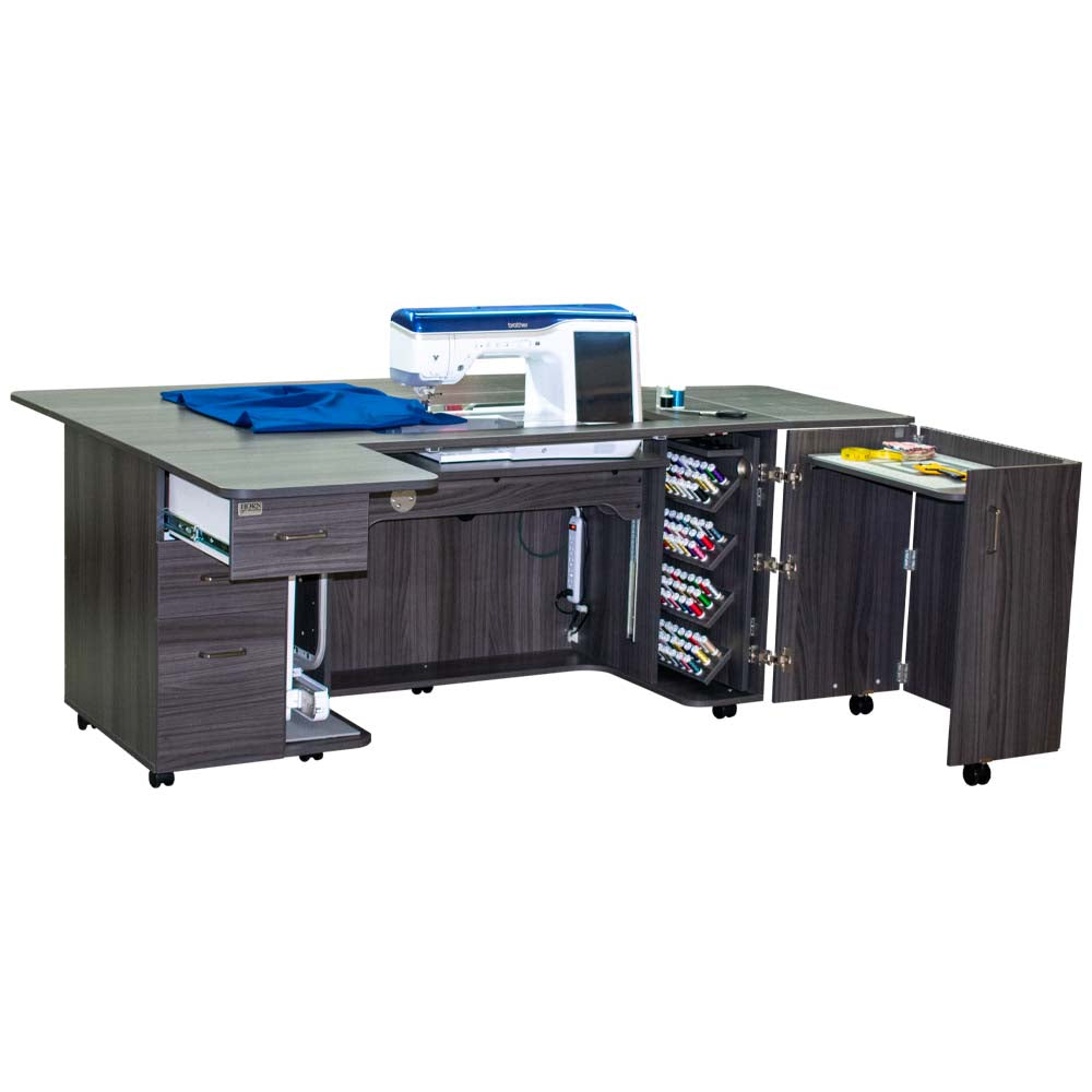 Model 8090 Combo Sewing/Embroidery/Serger Cabinet by Horn™