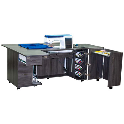 Model 8090 Combo Sewing/Embroidery/Serger Cabinet by Horn™