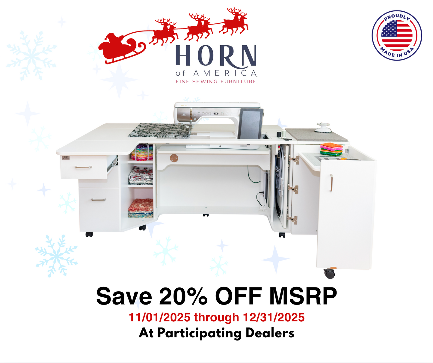 Model 9090 Sewing Cabinet By Horn™