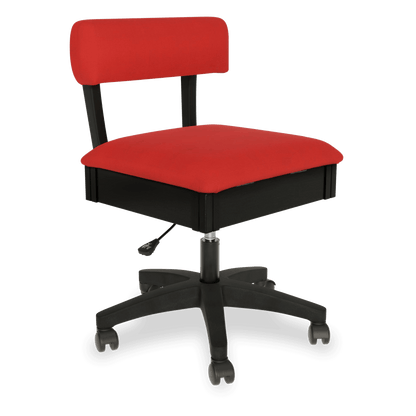 Hydraulic Ergonomic Sewing Chair w/ Fabric Cushion by Arrow