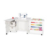 Kangaroo Wallaby Sewing Cabinet — Full-Size with Hydraulic Lift, Quilt Leaf, Drawers