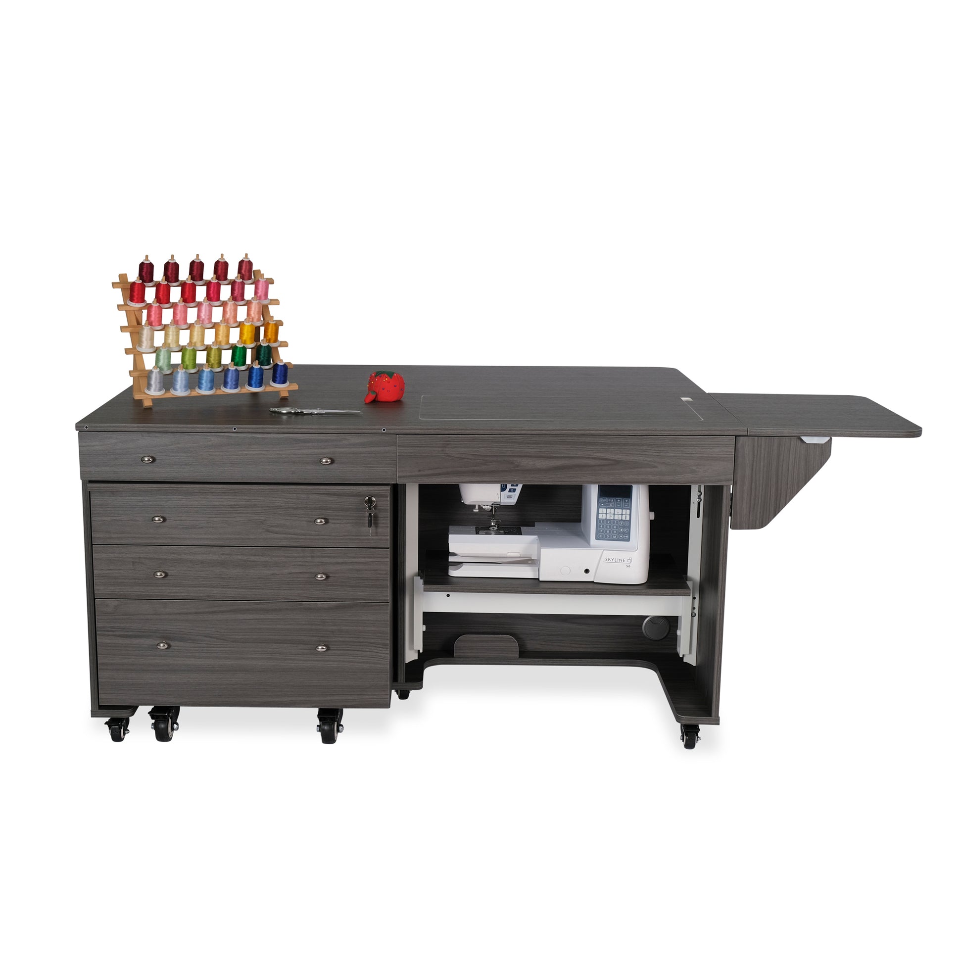 Kangaroo Joey Storage Cabinet in Gray — Three Drawers and Locking Casters