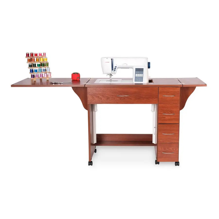 Arrow Alice Sewing Table in White or Teak [Below MSRP]