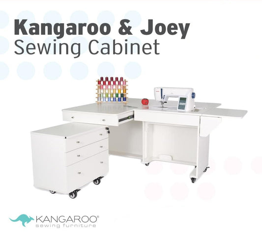 Kangaroo Sewing Table + Joey Cabinet Package by Kangaroo