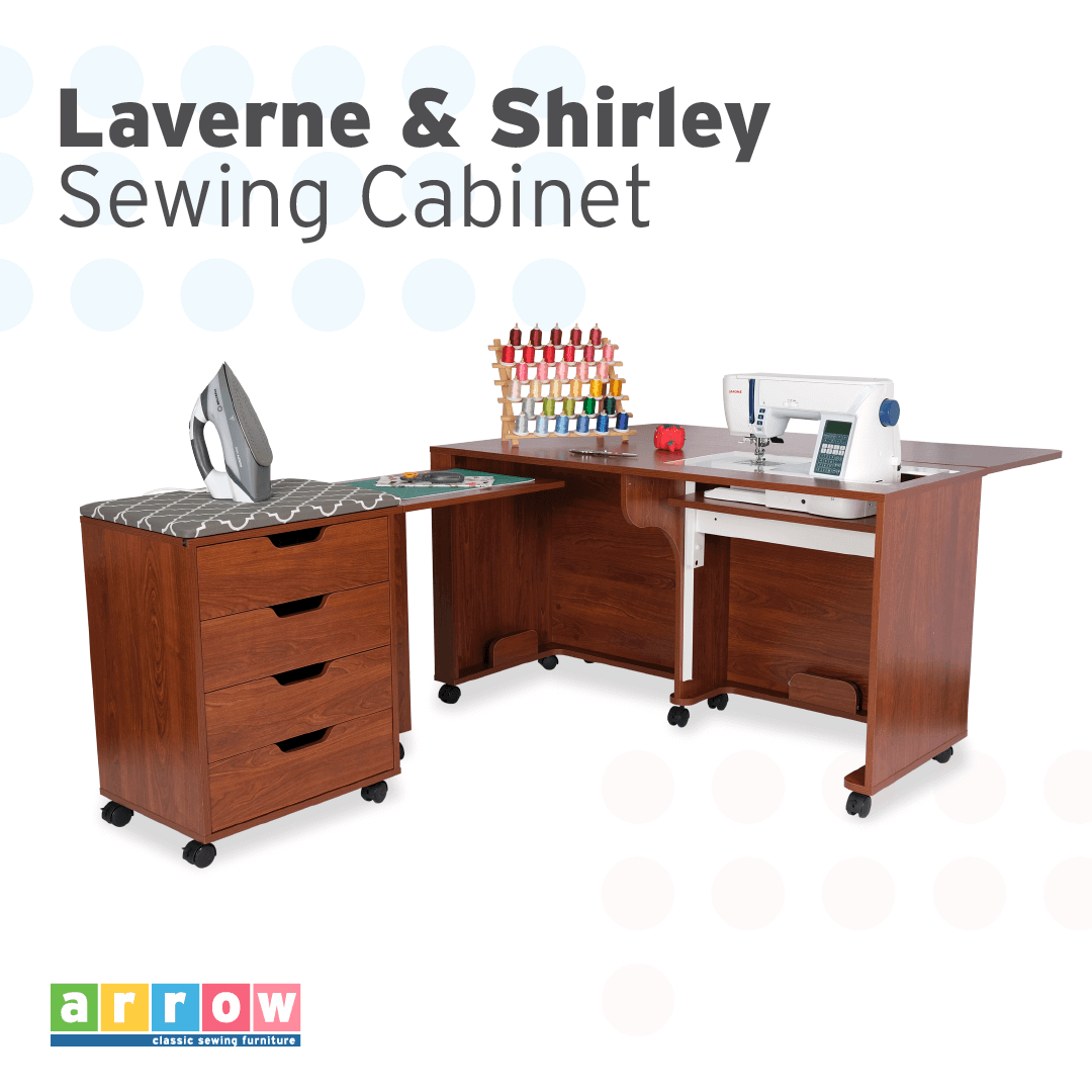 Sewing cabinets by Arrow: Americana, Kangaroo, and Arrow Sewing