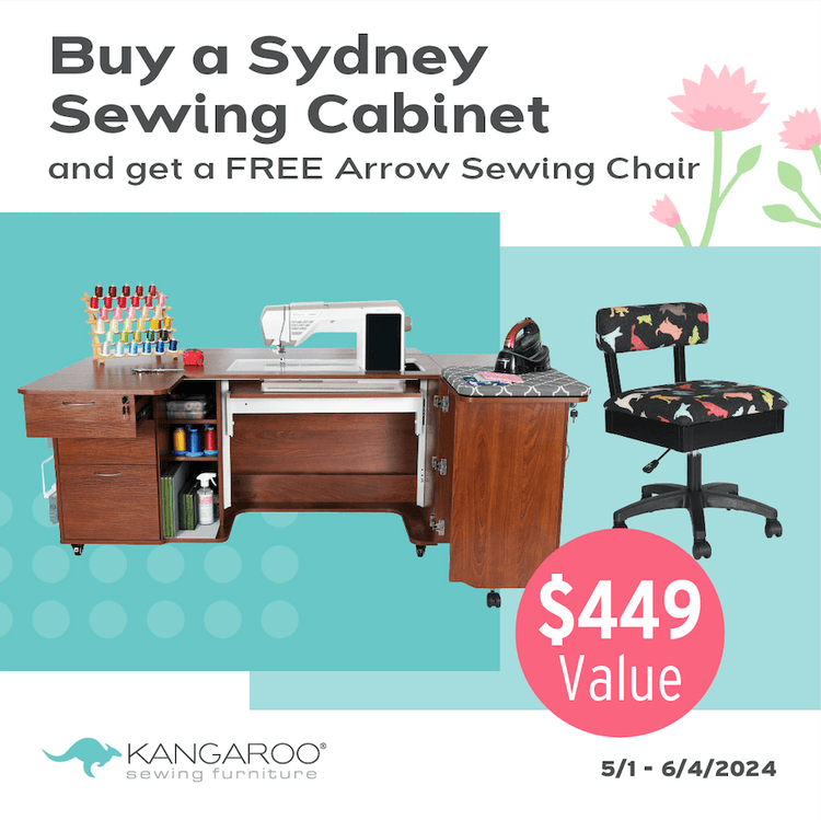 Sydney XL Sewing Machine Cabinet by Kangaroo