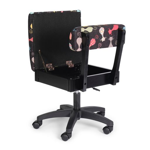 Hydraulic Ergonomic Sewing Chair w/ Fabric Cushion by Arrow