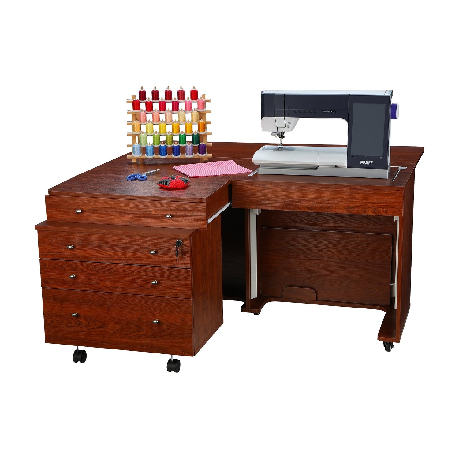 Kangaroo Sewing Table + Joey II Cabinet Package by Kangaroo