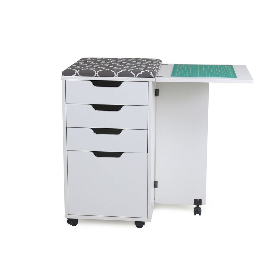 Kangaroo Kiwi Sewing Storage Cabinet in White