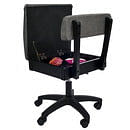 Hydraulic Ergonomic Sewing Chair w/ Fabric Cushion by Arrow