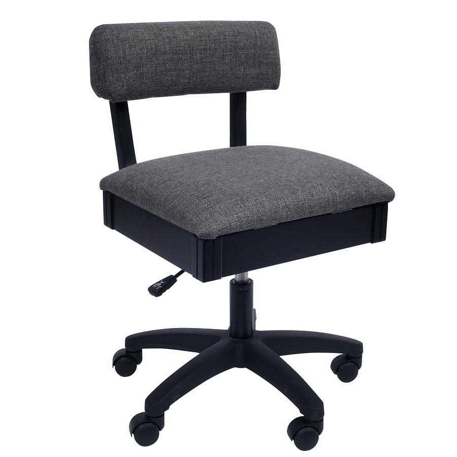 Hydraulic Ergonomic Sewing Chair w/ Fabric Cushion by Arrow
